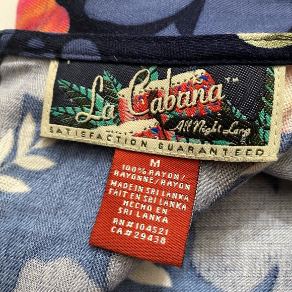 La Cabana TROPICAL HAWAIIAN SLEEVELESS MAXI DRESS Vintage, women’s size M - Picture 8 of 9